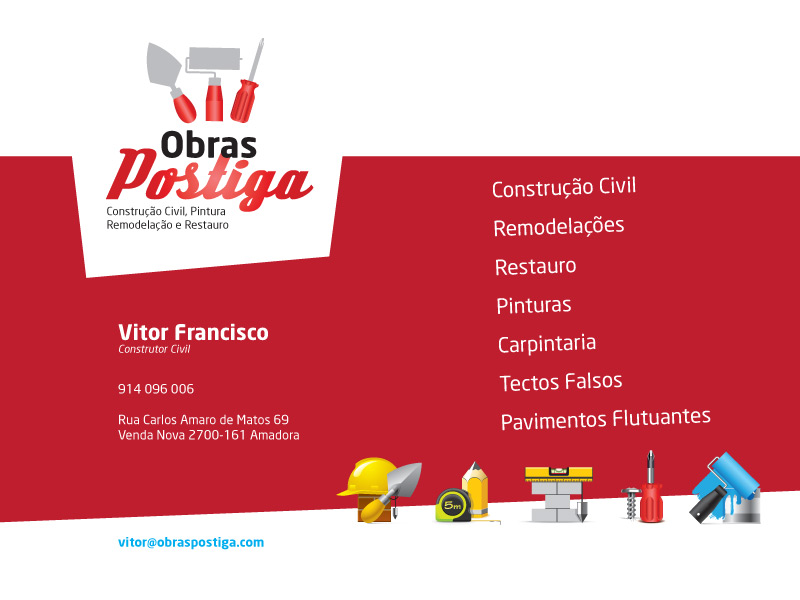 Obras Postiga - Construo Civil, Remodelaes, Restauro, Pinturas, Carpintaria, Tectos Falsos, Pavimentos Flutuantes